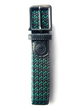 Forest & Black Woven Belt