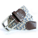 Grey & Khaki Woven Belt