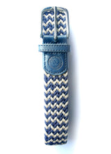 Navy & Khaki Woven Belt