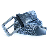 Black & Grey Woven Belt