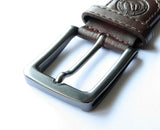 Brown & Khaki Woven Belt