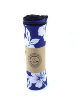 White Flowers Microfibre Waffle Towel