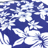 White Flowers Microfibre Waffle Towel