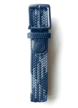 Black & Grey Woven Belt