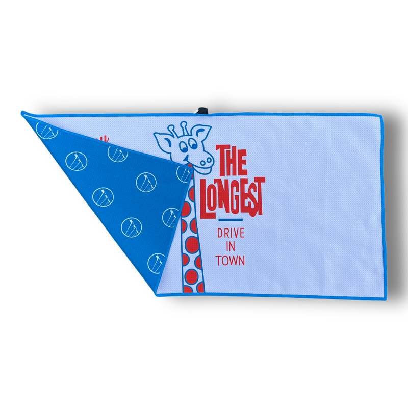 The Longest Drive in Town Waffle Towel