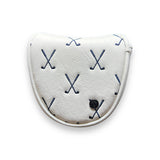 Crossed Clubs Mallet Putter Headcover
