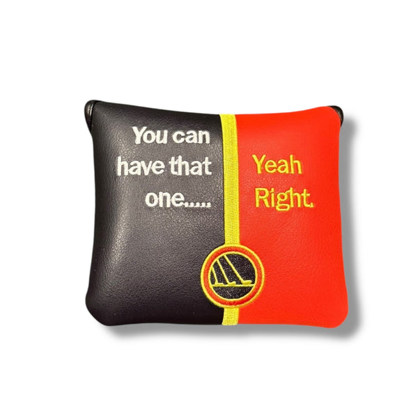Yeah Right Mallet Putter Cover