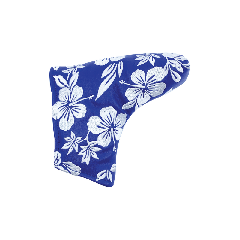 White Flowers Blade Putter Headcover